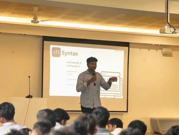 Arduino programming session